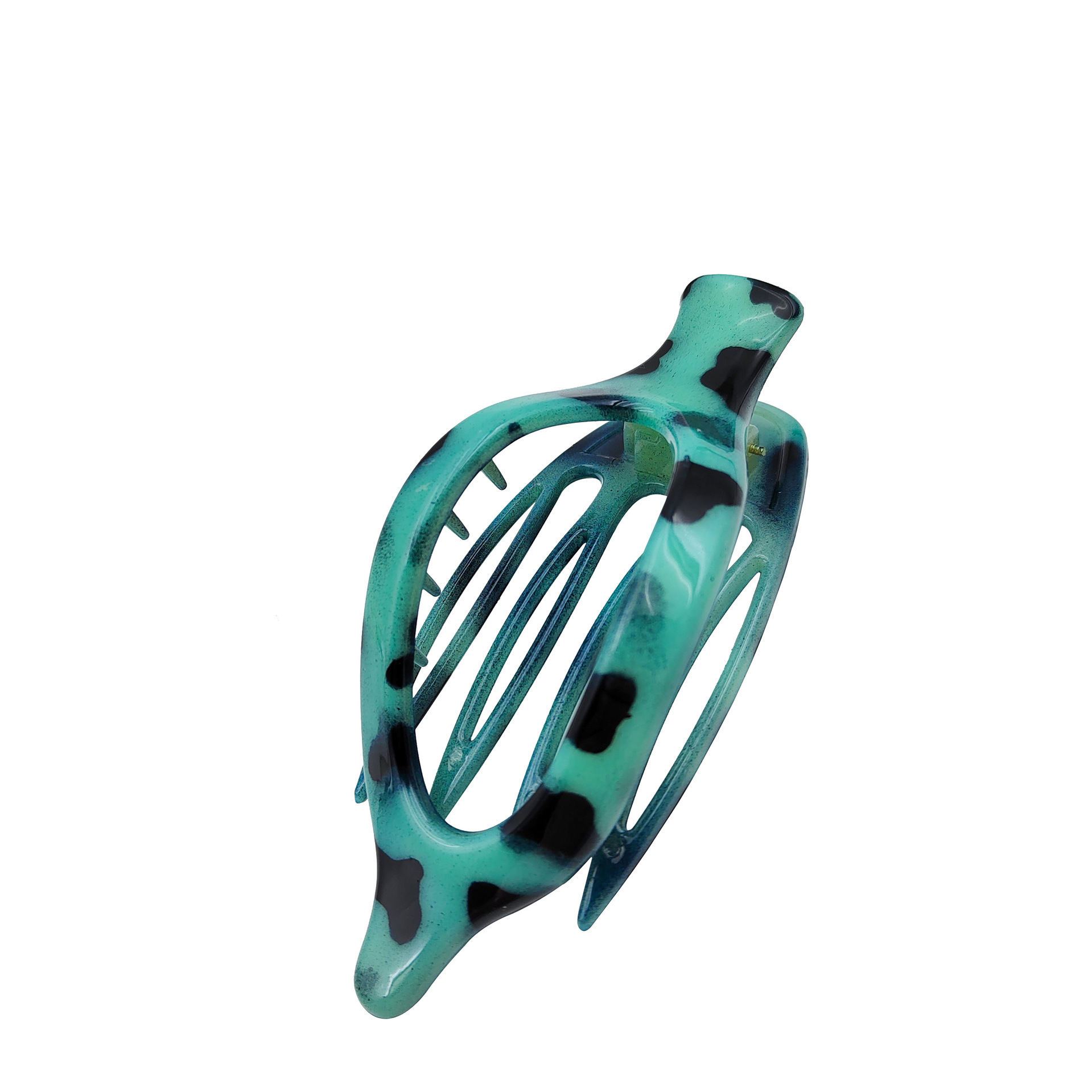 Picture of Cross-Border Large Flat Duckbill Clip Oval Hair Claw Clip European and American Fashion Back of the Head Claw Clip French Matte Hair Accessory