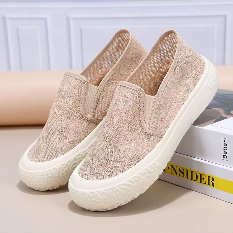 Spring and Summer Fisherman Shoes Soft Sole Non-slip Female Student Shoes Breathable Casual All-match Canvas Shoes sneaker Slip-on