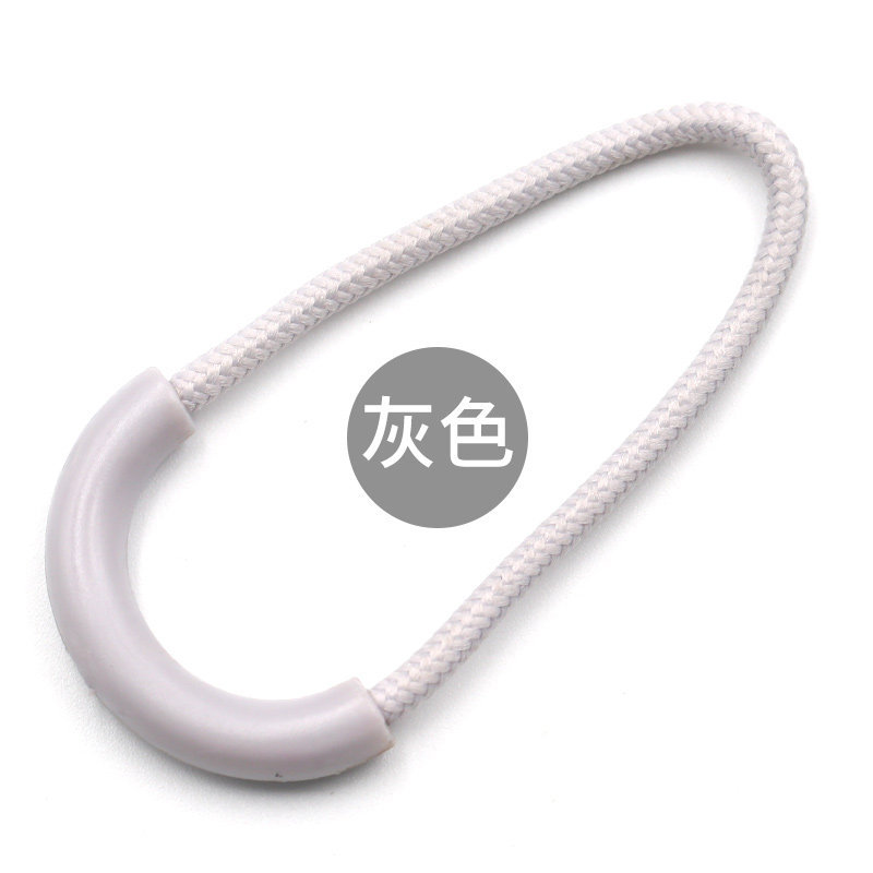 Picture of Zipper Head Accessories Tail Rope Clothes Pants Drawstring Backpack Zipper Buckle Pendant Removable Zipper Pull Head Accessories