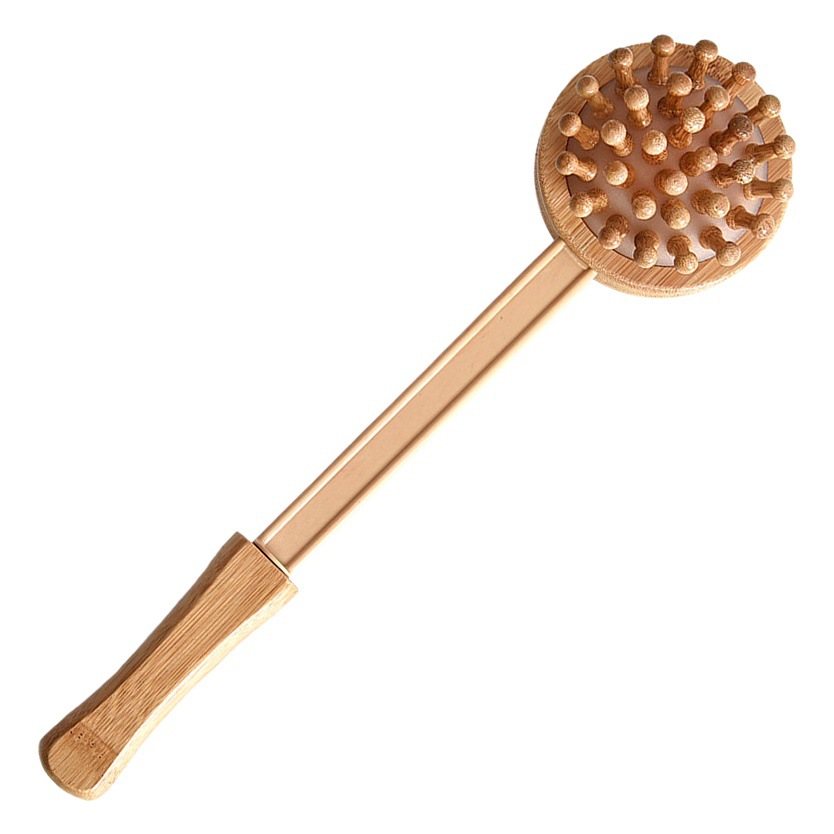 Massage Hammer Meridian Beat Massage Stick Back Beat Bamboo Health Wooden Back Beat Shoulder and Neck Body Massager