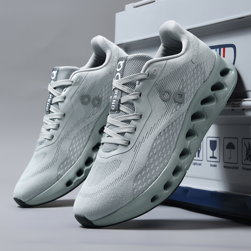 2025 Summer New Men's Shoes plus size Soft Bottom Breathable Mesh All-match Casual Fashion Simple Trendy Shoes Cross-border Hair