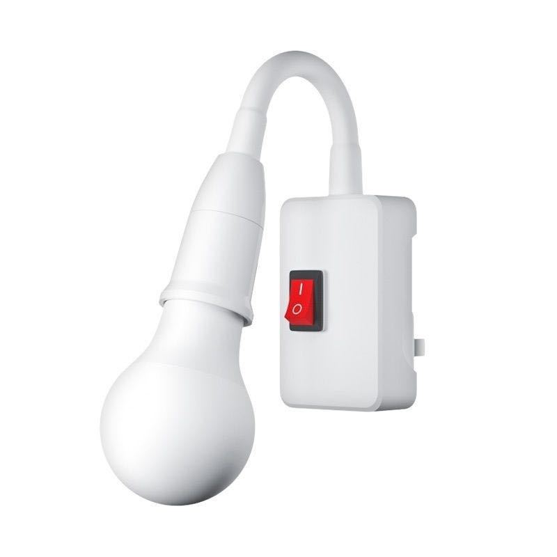 Picture of Cross-border supply universal lamp holder European gauge lamp holder socket lamp plug-in hose with switch E27 screw socket