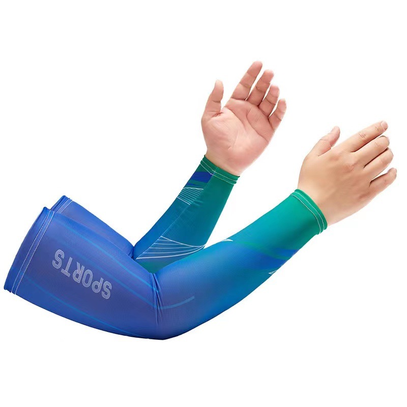 Picture of Sun protection ice oversleeve men's oversleeve Ice Silk gloves women's summer thin UV protection riding face towel driving source