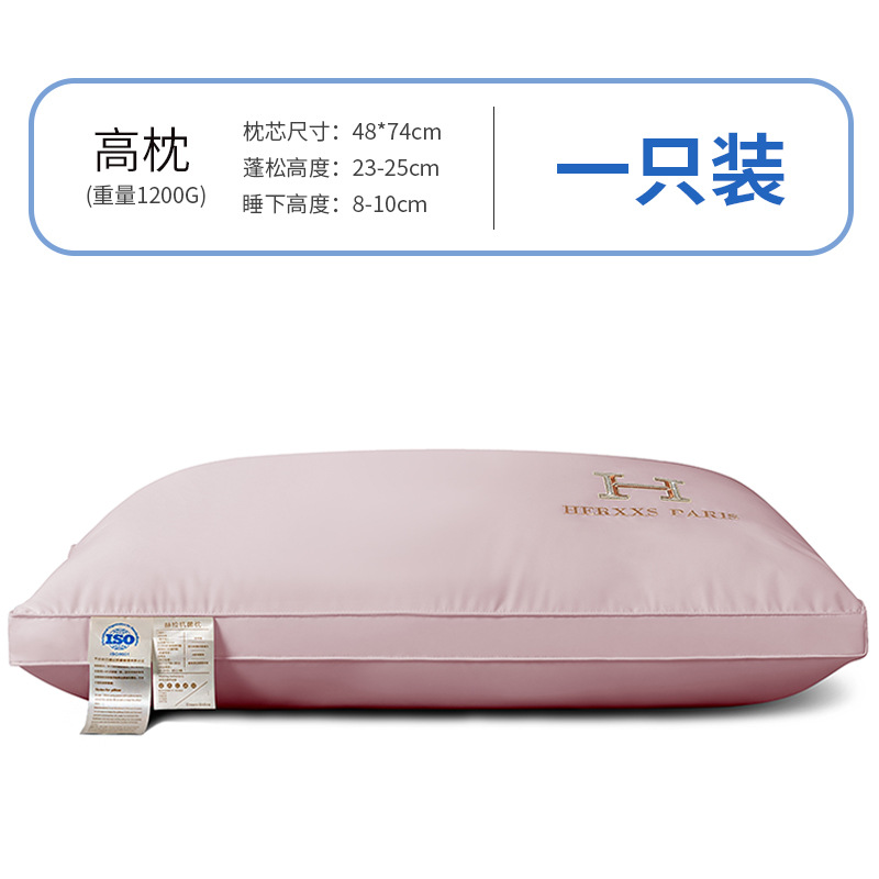 Picture of Class a Cotton Pillow Five-Star Hotel Pillow Soy Fiber Pillow Adult Neck Pillow Wedding Hotel Pillow Core Wholesale