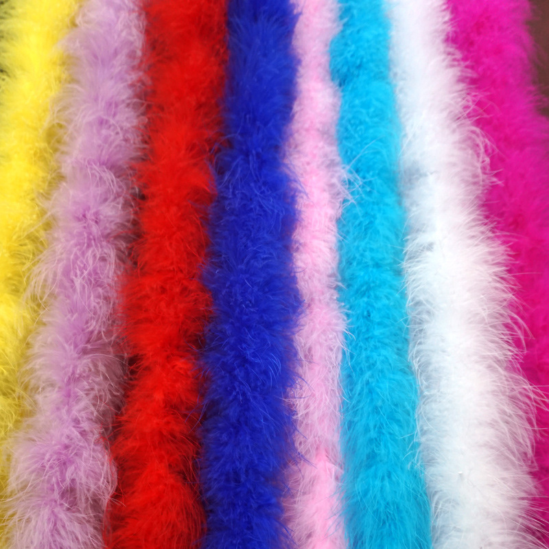 Long Plush Feather Strips Turkey Feather Strips DIY Feather Decorations Stage Performance Clothing Accessories Wedding Event Decoration