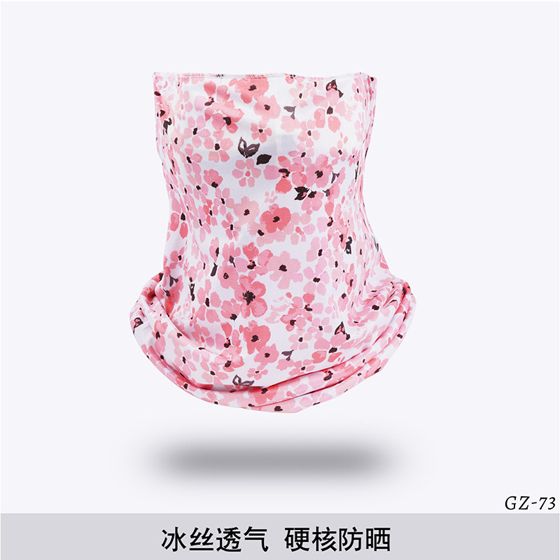 Picture of Outdoor ice silk mask changeable ear scarf men's and women's bicycle riding hood collar sun protection scarf summer