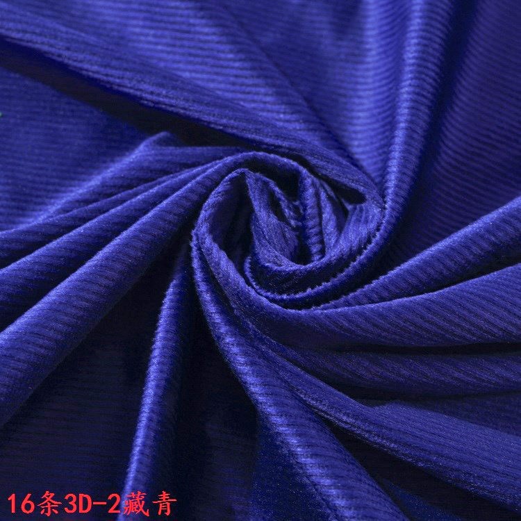 Picture of Non-Elastic Polyester 16 Strips 3D Corduroy 16 Pits Household Products Pet Supplies Kennel Cat Nest Corduroy Fabric