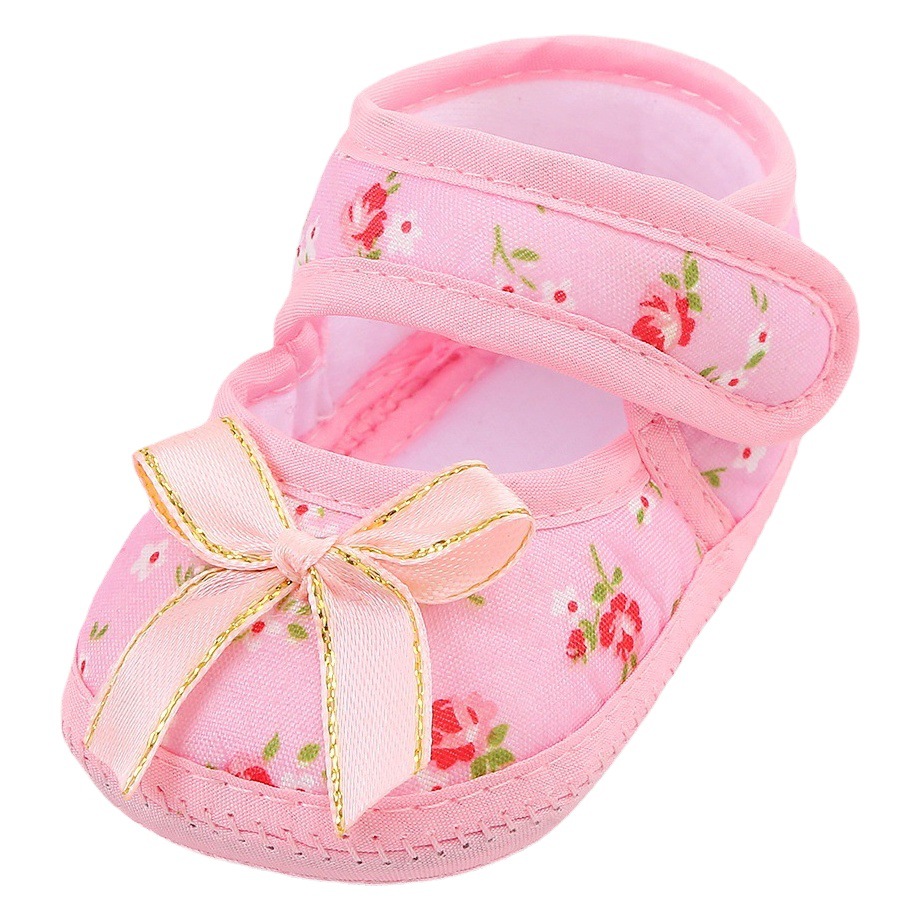 Spring and Autumn Square Mouth Baby Shoes Soft Sole 0 to 12 Months Baby Toddler Shoes Newborn Children's Shoes Socks Shoes Infants
