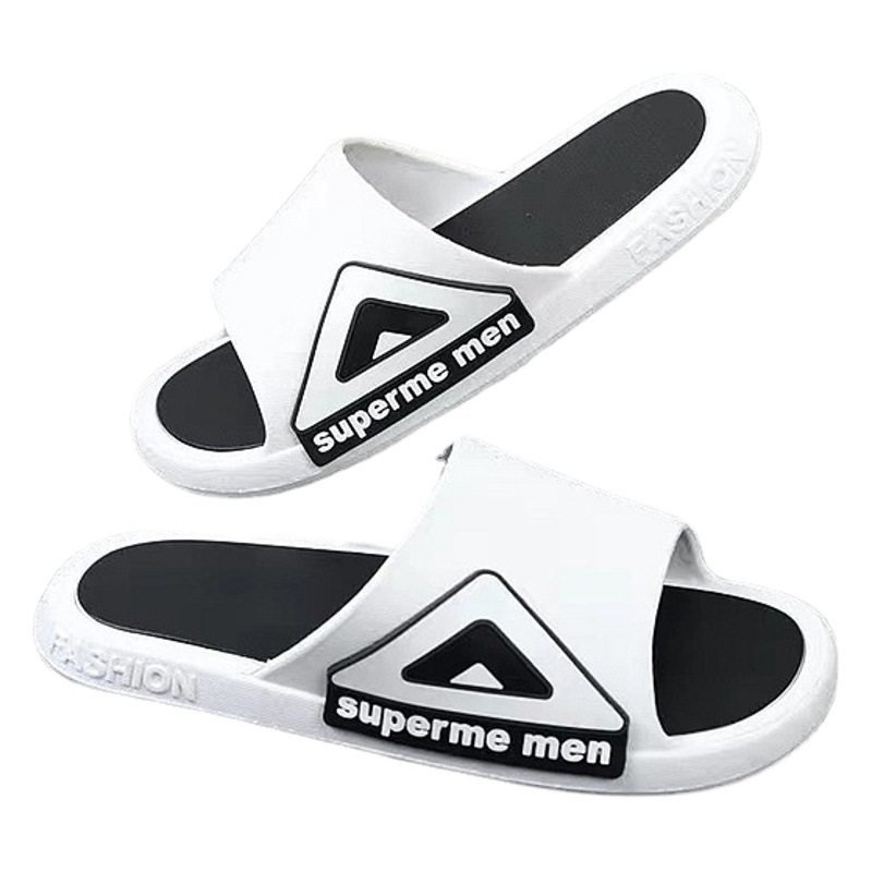 Slippers Men's Summer Home Non-Slip Slippers Lovers Slippers Indoor and Outdoor Sports All-Match Casual PVC Shoes