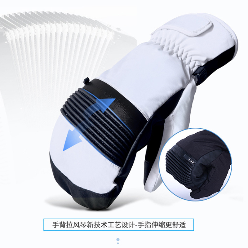 Picture of 24 winter New in stock snowboard gloves outdoor windproof warm gloves waterproof touch screen ski gloves