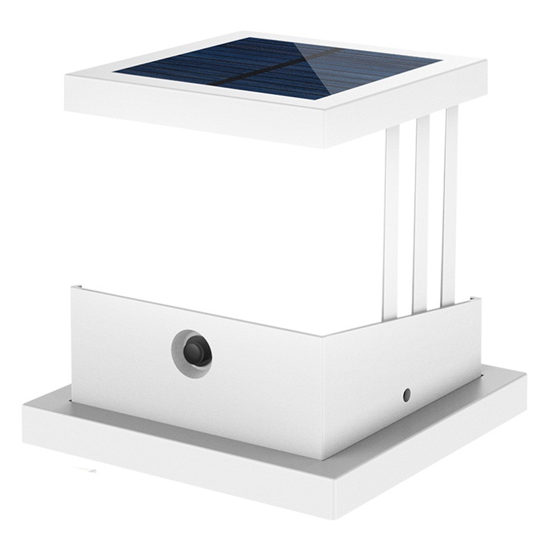 Cross-Border Solar Column Lamp Outdoor Waterproof Led Column Lamp House Wall Lamp Decorative Courtyard Landscape Lamp