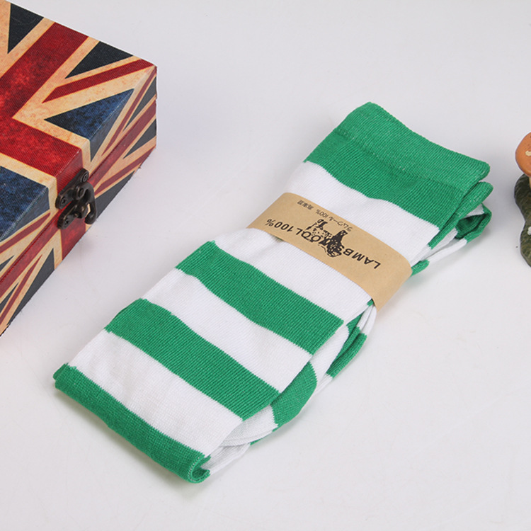 Picture of Spring Japanese Women's Socks All-match Striped Long Socks cosplay Anime Over-the-Knee Socks