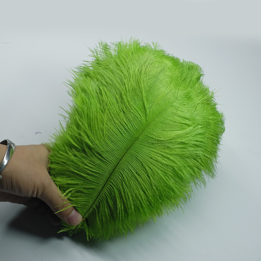 Picture of Color in stock 20-25cm ostrich feather flower home flower arrangement wedding decoration accessories ostrich feather wholesale
