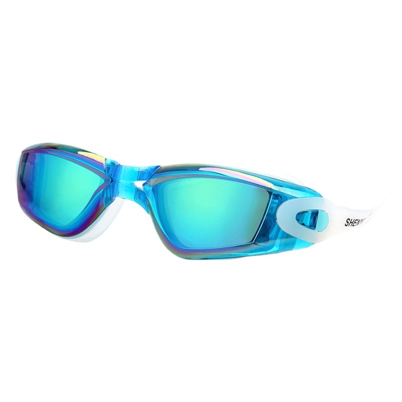 sbart/shark Bart swimming equipment swimming goggles HD anti-fog men and women swimming goggles large frame swimming glasses