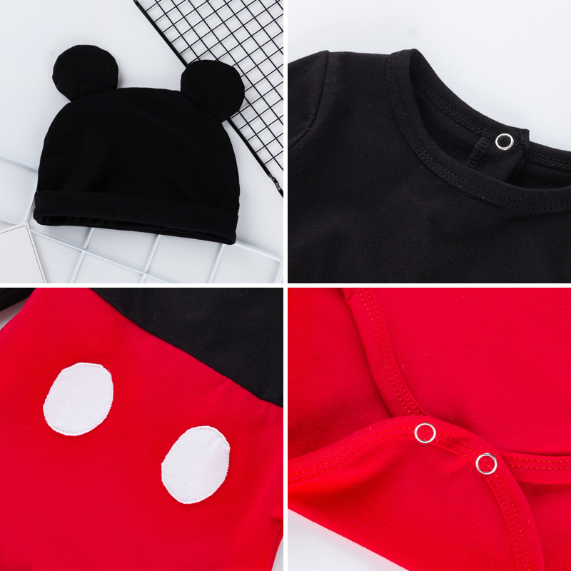 Picture of Baby Spring & Fall Long-Sleeved Harem Newborn Clothes Hat Set Male and Female Baby Fart Clothes Factory Direct Sale