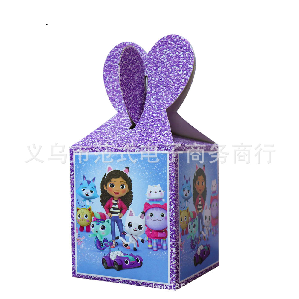 Picture of Gaby doll paper tray paper cup paper towel rice flower box tablecloth pennant Gaby doll disposable birthday tableware