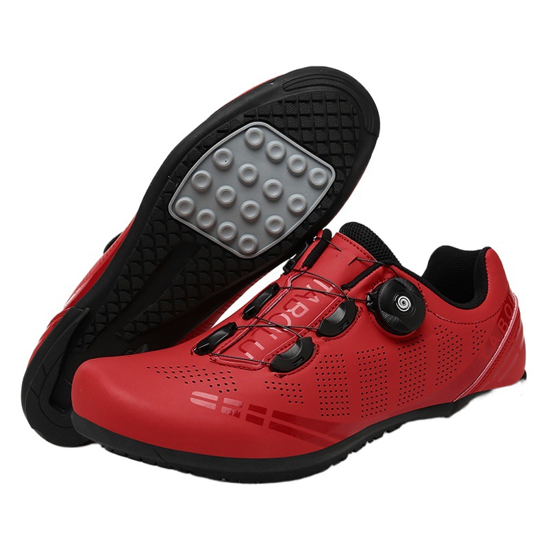 Bicycle cycling shoes mountain bike lock shoes lockless shoes dynamic bicycle hard sole cycling shoes men and women sneaker