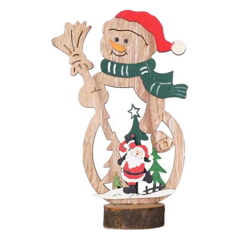 Christmas Decorations Christmas Bar Decoration Christmas Tree Small Ornaments Christmas Decoration Table Wooden Ornaments