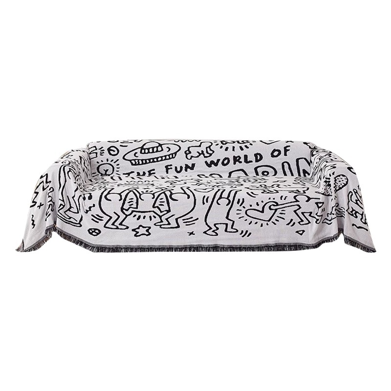 Cotton Knitted All-inclusive Sofa Towel Four Seasons Universal Universal Sofa Cover Nordic Ins Style Anti-cat Scratch Cover Blanket
