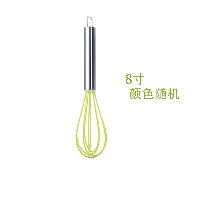 Picture of Baking tools egg beater stainless steel bold blender semi-automatic egg beater manual Mini Silicone dispenser