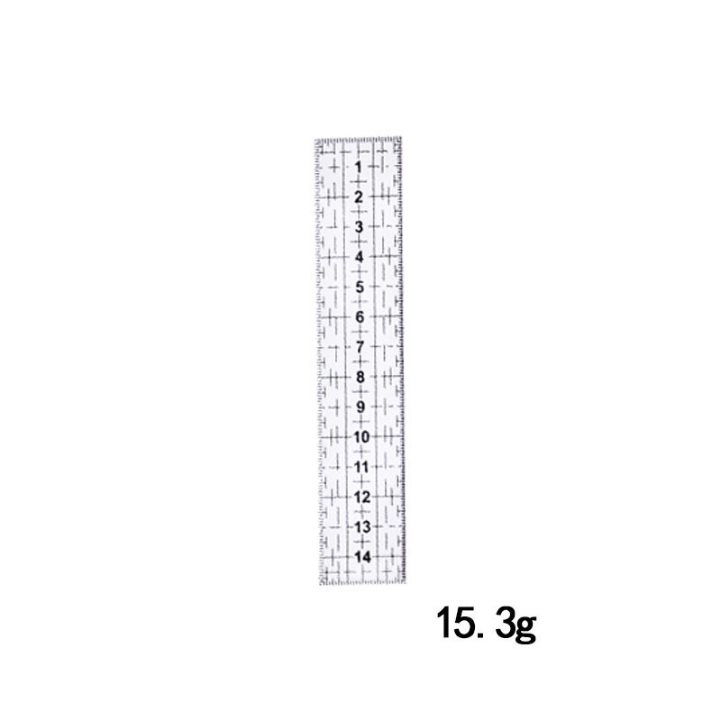 Picture of Acrylic Patchwork Ruler Cutting Ruler Double Color Long Square Ruler Sewing Ruler Patchwork Tool DIY Color Ruler