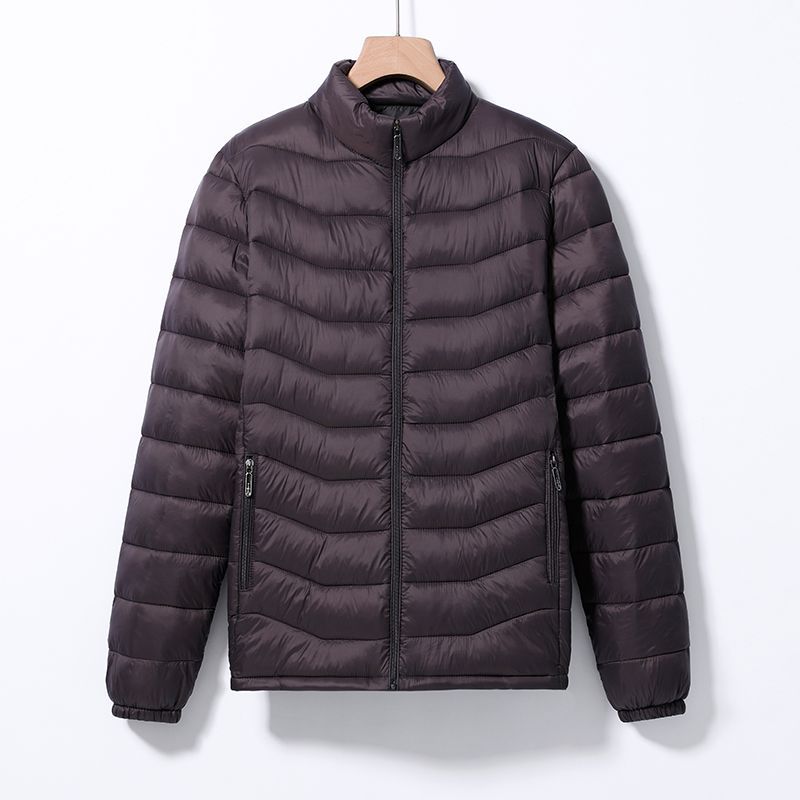 Picture of Anti-season autumn and winter cotton-padded jacket men's light down cotton-padded jacket men's cotton-padded jacket plus size cotton-padded jacket young and middle-aged father's winter coat