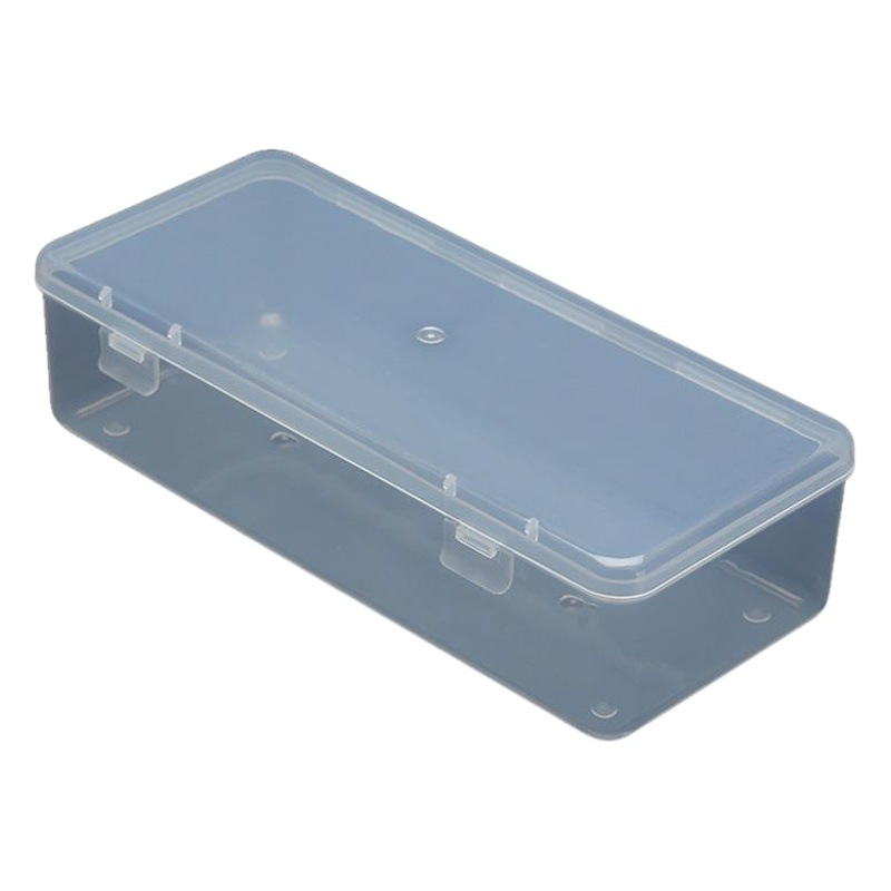 F255 Transparent Plastic Box Large Hardware Parts Box Rectangular Plastic Packaging Box with Lid Storage Box PP