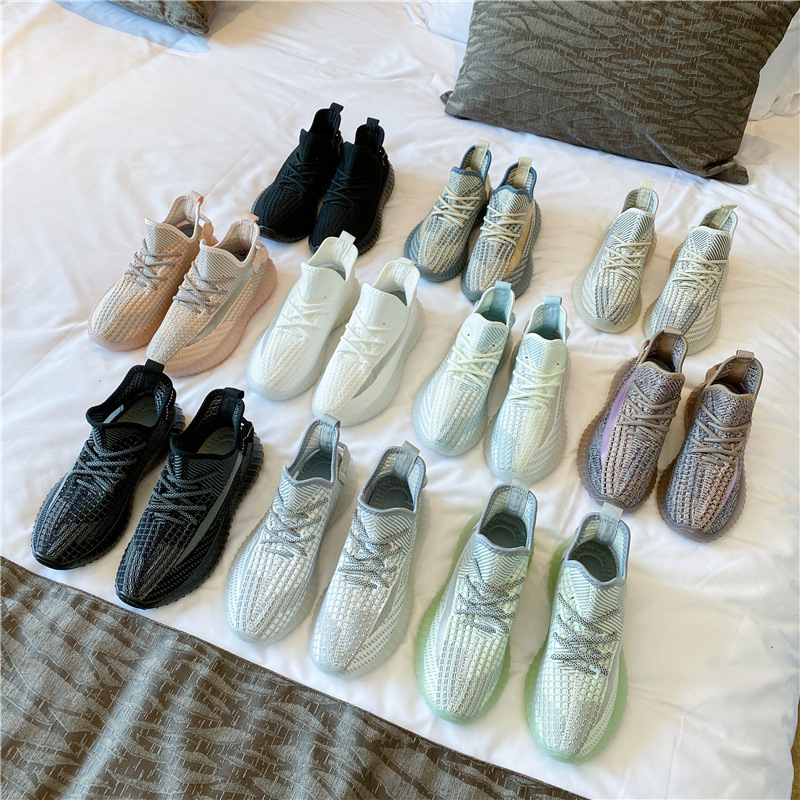 2024 New Spring flying woven mesh shoes coconut couple shoes summer breathable casual shoes Sports men's shoes all-matching women's shoes