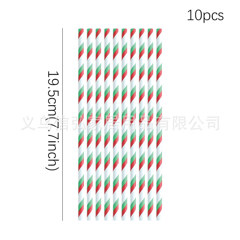 Picture of Cross-border new Christmas decoration theme disposable tableware paper plate party decoration arrangement paper cup paper plate suit