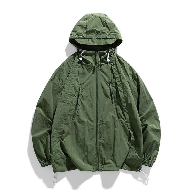 Picture of UPF50 Ice Silk Sunscreen Clothing Women's Summer Thin Loose Waterproof Sunscreen Clothing Couple Coat Men Can Develop LOGO