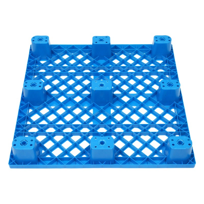 1010 mesh nine-leg plastic tray 1000*1000*150 logistics tray forklift mop warehouse moisture-proof board