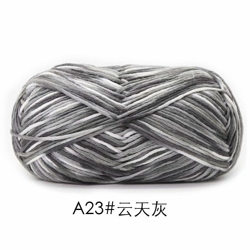 Picture of Su-velvet cotton hand-woven color wool knitting thread scarf coarse wool fancy doll coat needle sweater thread