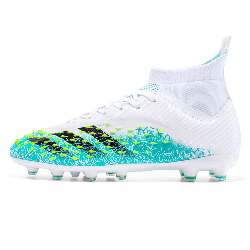 Picture of Cross-border plus size genuine goods high-top football shoes new wholesale men's training shoes student football shoes broken nail shoes women