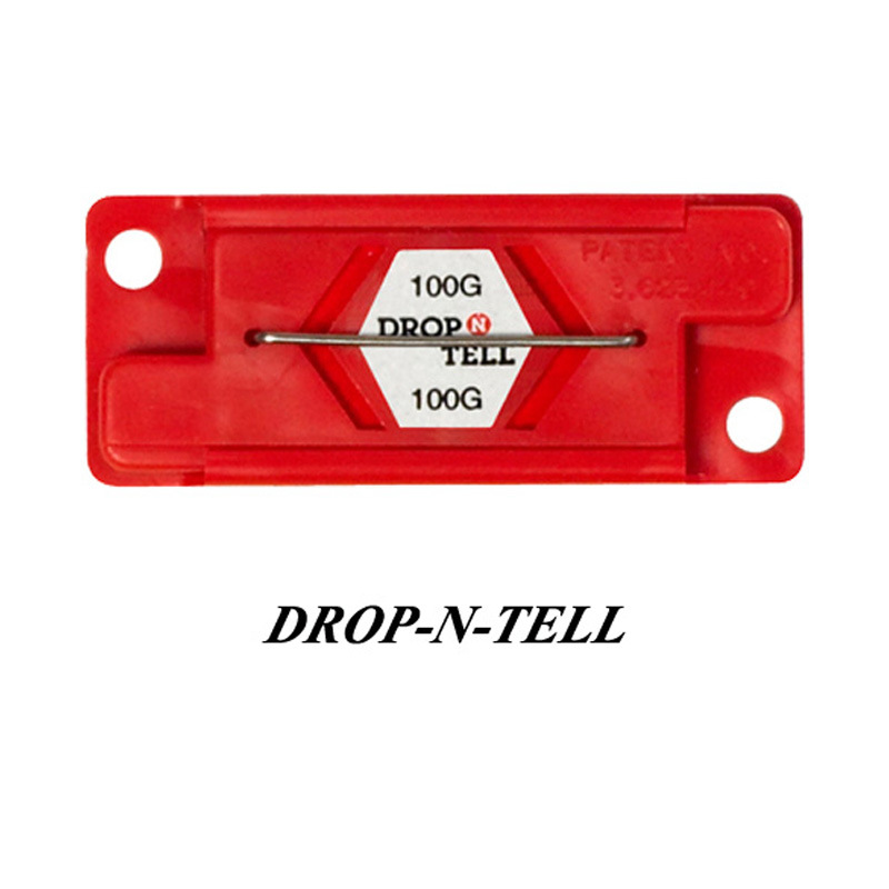 Picture of Wooden Box Shock-Proof Label Dropntell Shock and Color-Changing Logistics Transport Monitoring Label Express Anti-Collision Label