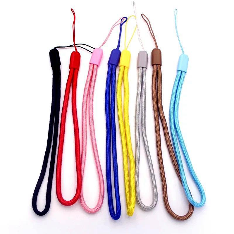 Picture of Factory 3.0mm round nylon mobile phone lanyard wrist rope U disk color short lanyard flashlight camera rope