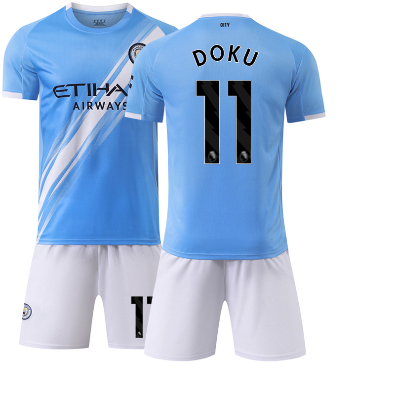 Picture of 2025-26 New Sports suit 17 De Braunes Club Football Clothes No.9 Harland Manchester City Home
