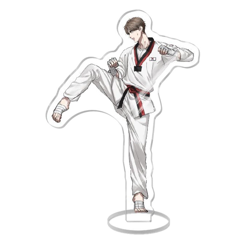 Cartoon Han man peripheral mantra Zhou zaijing Jindan acrylic brand creative campus decoration gift
