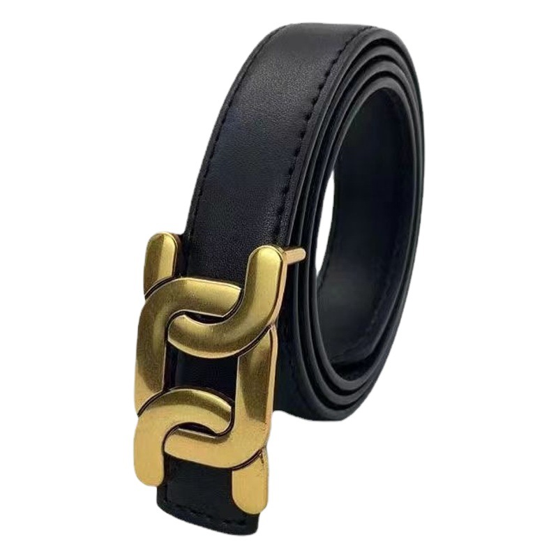 Women's Versatile Belt for Jeans, Leather Belt Decoration for Dresses, Suits, Sweaters, Accessories, New Ins Style, Cross-Border Same Style