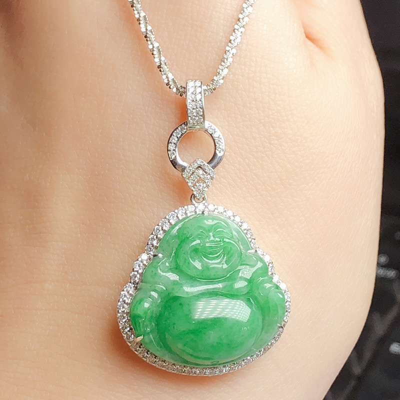 Picture of Connecting Buckle 925 Sterling Silver DIY Jewelry Universal Buckle Double-Ring All-Match Buckle Jade Pearl Necklace Pendant Buckle