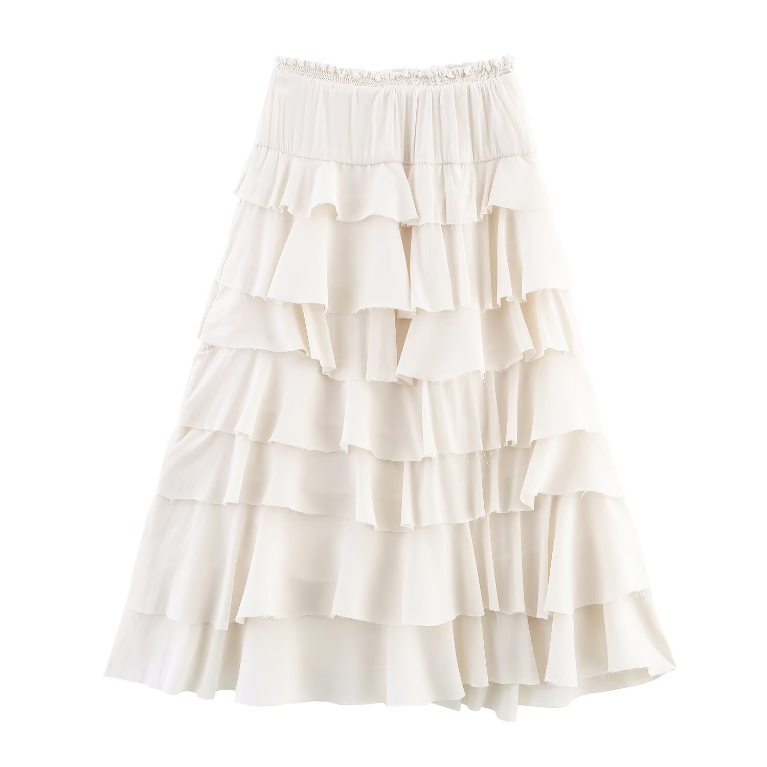 Za Cross-Border Women's Clothing Wholesale European and American Style New Fashion Versatile Cake Skirt Mid-Length Skirt 3118209