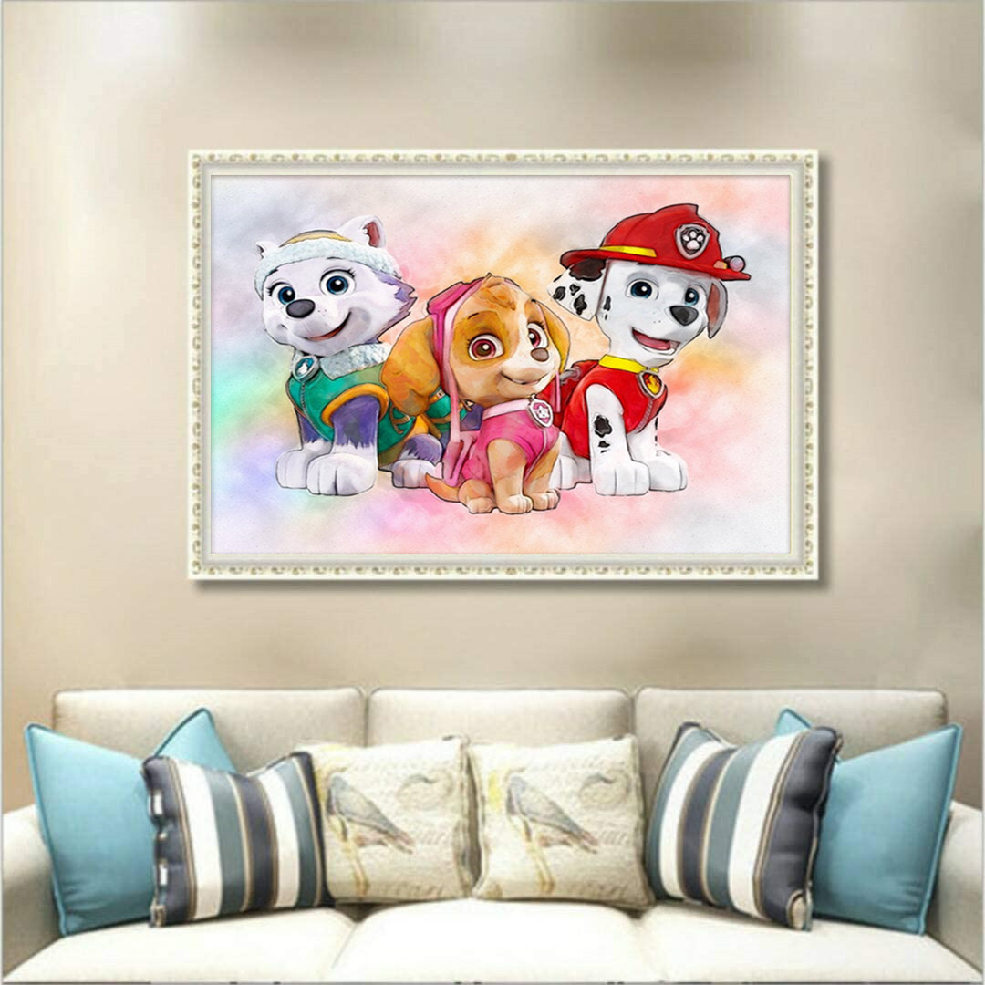 5D Diamond Painting New Wangwang Meritorious Brigade Full Diamond Round Diamond DIY Cross-border Cross-border Cross-stitch Decoration Painting