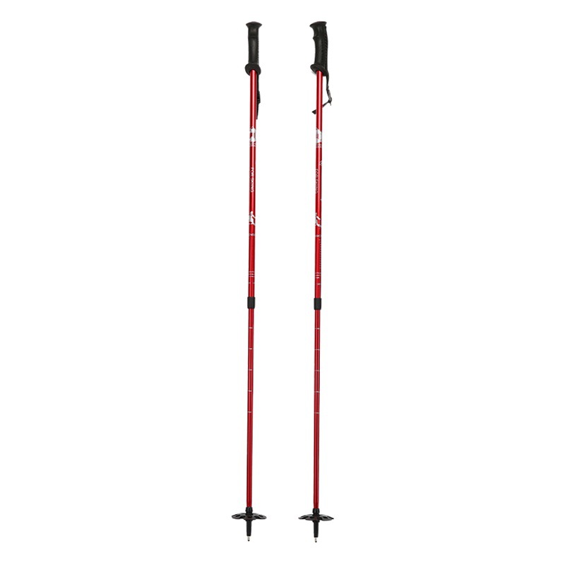 Double-Board Snowball Fight Retractable and Adjustable Multi-Functional Aluminum Alloy Cane Universal Equipment for Adults and Children Professional Ski Poles