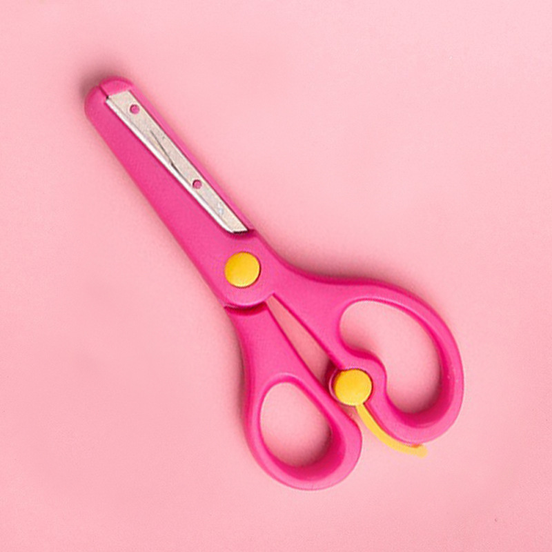 Picture of Children's Scissors, Safe, Handmade, Round-Headed, Stationery, Kindergarten Paper-Cutting, Primary School Students' Art, Art and Craft, Office Scissors Wholesale