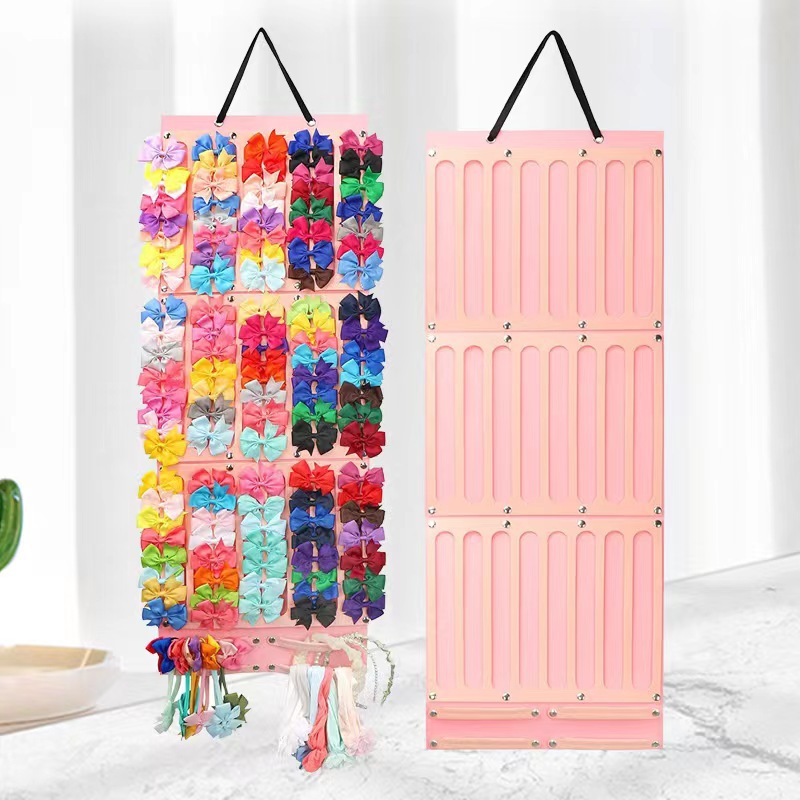 Cross-border Goddess Felt Hair Accessories Hanging Bag Hair Clamp Hair Band Earrings Silk Scarf Glasses Storage Hanging Bag Felt Hair Accessories