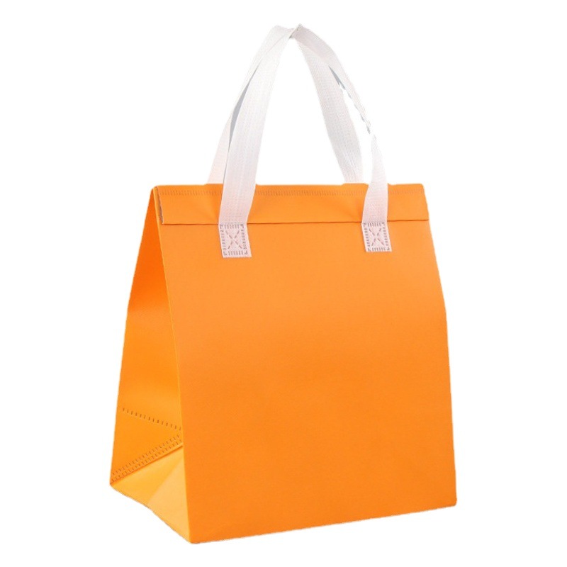Spot Disposable Aluminum Foil Insulation Large Take-Out Packaging Bag Catering Milk Tea Special Handbag Cake Insulation Bag