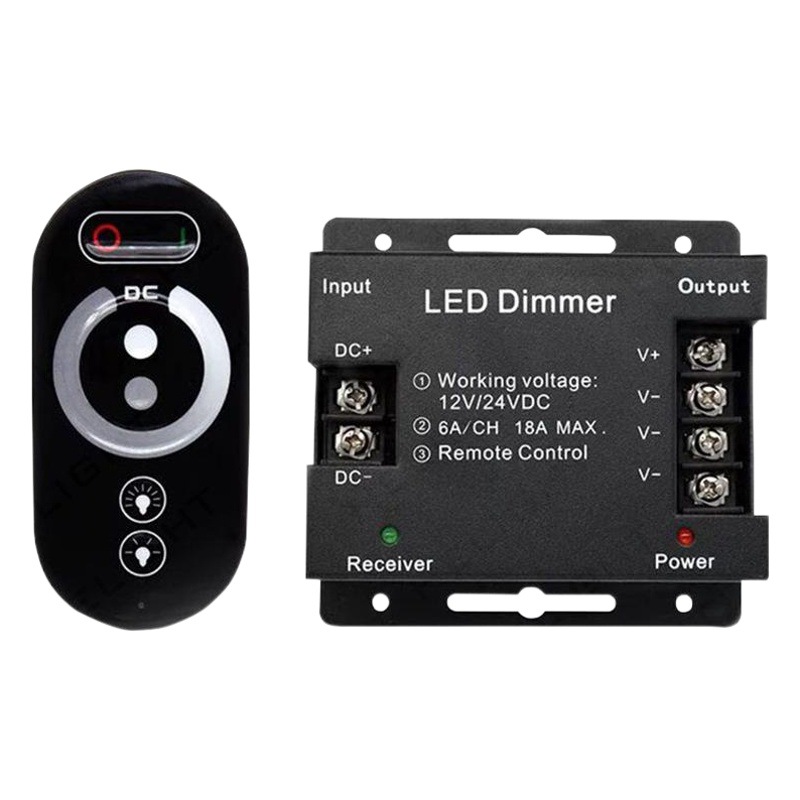 Xilai Lamp Led Touch Controller Rf Wireless Remote Control Monochrome Lamp with Light Bar Module Low Voltage Dimmer 18A