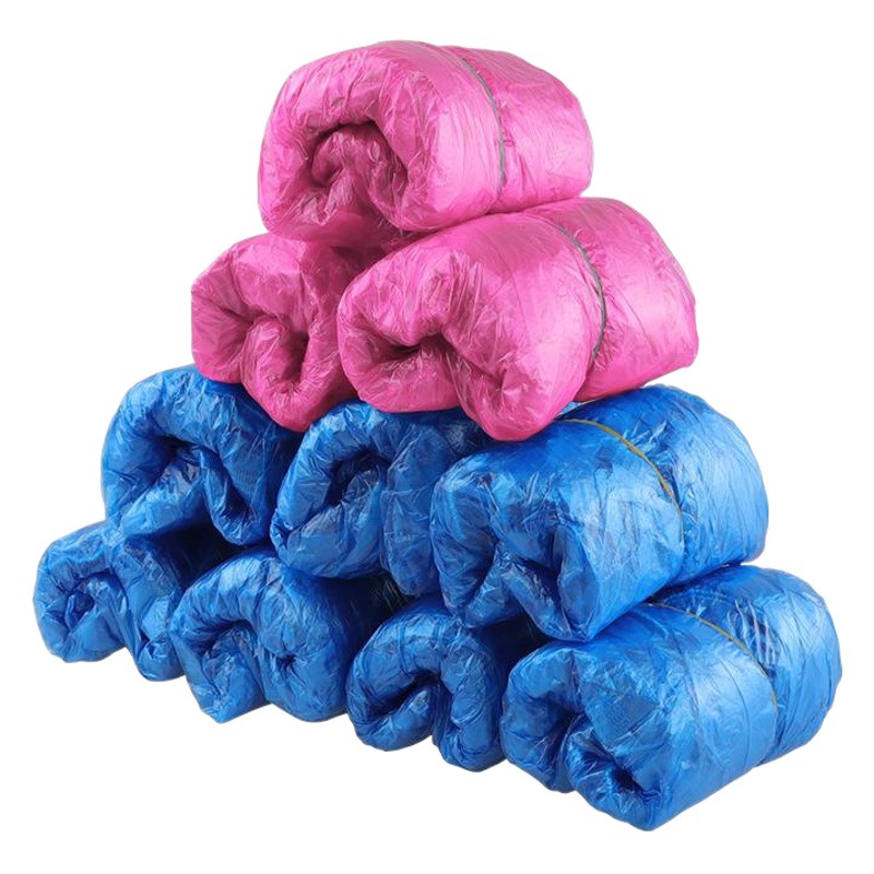 Picture of Qingyimei disposable shoe cover thickened plastic shoe cover cpe student waterproof rainy foot cover indoor shoe cover