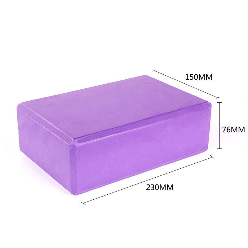 Picture of Cross-Border Eva Yoga Brick Manufacturer Direct Sales Dance Bricks Children's Fitness Stones River Crossing Bricks Single Color High Density Wholesale