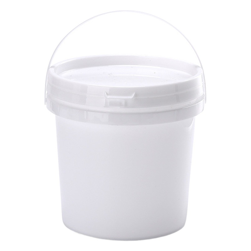 Factory wholesale 2.5 short plastic packaging bucket large capacity bucket industrial paint coating bucket 1 liter easy pull buckle bucket