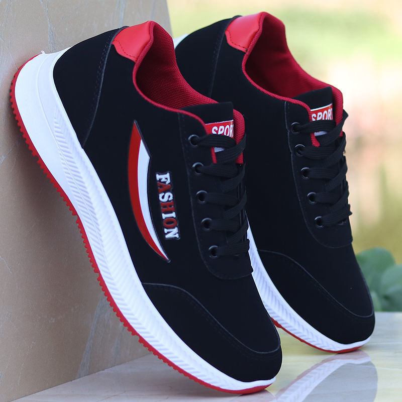 Cross-border men's shoes spring new fashion casual shoes men's sports men's shoes light running shoes cloth shoes